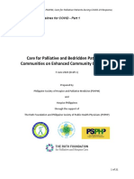 Part 1 - Care For Palliative and Bedridden Patients in Communities On ECQ (Updated)