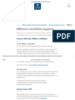 Offshore candidate support - The University of Auckland