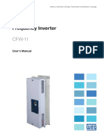 WEG cfw11 Users Manual 400v Sizes F G and H 10000784107 en
