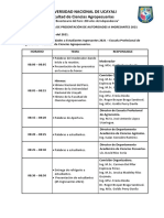 Programa de Presentación de Autoridades A Ingresantes 2021