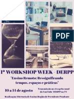 1ª Worshop Week - DeRPP_Ressignificando Tempos, Espaços e Práticas
