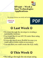 COMP1556 - Week 3 Database Technologies Applications: The Science Fiction Case Study and Notation Forms