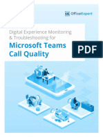 White Paper - Microsoft Teams Call Quality Troubleshooting - Tactics and Solution Overview