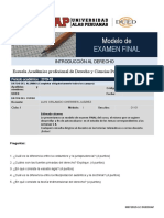 Nuevo Formato de Modelo de Examen Final