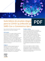 Guía COVID-19 pruebas diagnósticas