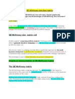 Concept: Ge-Mckinsey Nine-Box Matrix