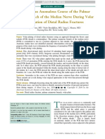 Incidence of An Anomalous Course of The Palmar Cutaneous Branch of The Median Nerve During Volar Plate Fixation of Distal Radius Fractures