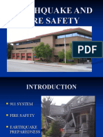 Earthquake and Fire Presentation