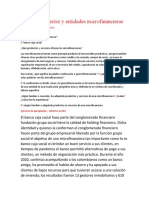 Análisis Del Sector y Entidades Microfinancieras