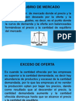 Equilibrio de Mercado y Elasticidades