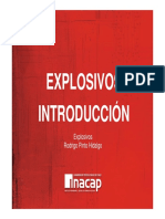 Explosivos Introducción Introducción: Explosivos Rodrigo Pinto Hidalgo