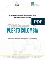 Plan Estratégico de Tecnologías de La Información 2021-2023 - Puerto Colombia