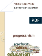 Progressivism: Ali Institute of Education