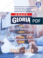 Ensayo Transporte y Distribucion Gloria - Daga de La Torre Cristian Clynton
