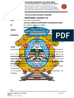 INFORME N° 019 ALCANCE DE HOJA DE TAREO DE SETIEMBRE