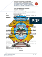 Conformidad de prácticas pre profesionales en supervisión de obra de renovación de infraestructura de transporte