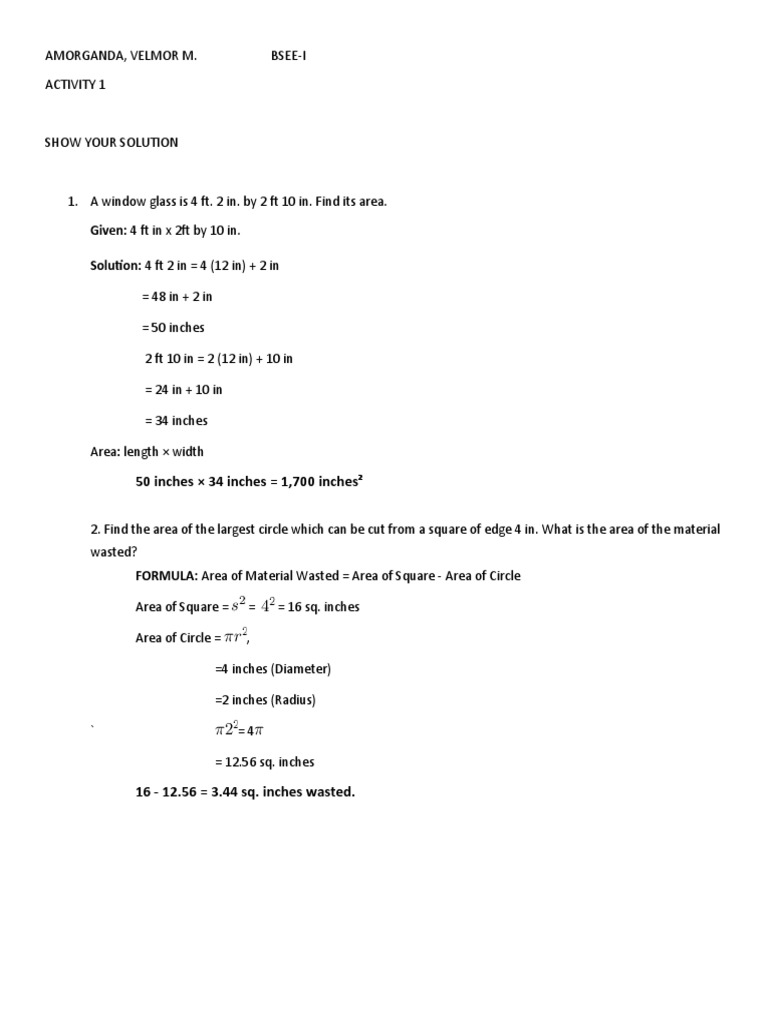Geometry Solutions for BSEE Students | PDF