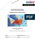 Election and Political Parties in The Philippines: Philippine Politics and Governance