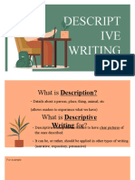 0609 Descriptive Writing