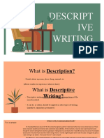 0610 Descriptive Writing