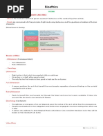 Bioethics: - Ethics - Morals