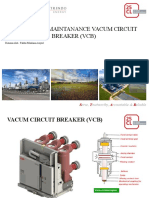 Preventive Maintanance Vacum Circuit Breaker (VCB) : S T A R
