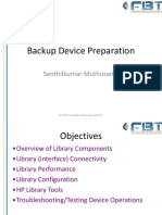 FBT - Backup Device Preparation