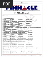 GK MCQ: Chemistry: Gurudwara Road Model Town, Hisar 9729327755