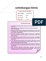 LKPD Kesetimbangan Kimia