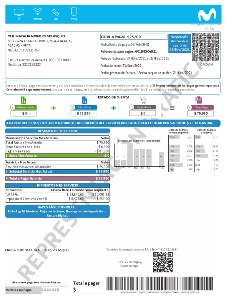 Invoice BEC-96170815 | PDF | Tarjeta de débito | Lte (Telecomunicaciones)