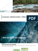 Canales, Definiciones y Principios de Hidráulica de Canales