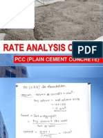 Rate Analysis of PCC