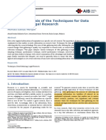 A Critical Analysis of The Techniques For Data Gathering in Legal Research