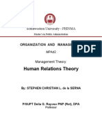 e. Human Relations