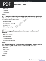 Research Methodology Solved Mcqs Set 10