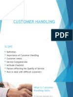 Customer Handling