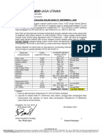 Resume Evaluasi Teknis Solar (HSD)