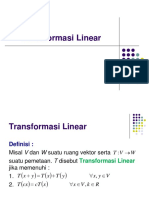 Transformasi Linear