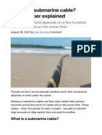 What Is A Submarine Cable? Subsea Fiber Explained - DCD
