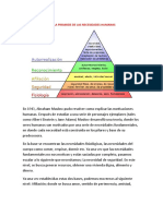 La Pirámide de Las Necesidades Humanas de Abraham Maslow