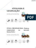 Aula 5 - Deontologia e Legislação Farmacêutica - Ética Profissional