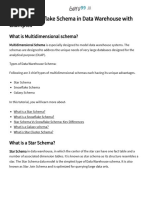 Star and Snowflake Schema in Data Warehouse With Examples: What Is Multidimensional Schema?