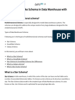 Star and Snowflake Schema in Data Warehouse With Examples: What Is Multidimensional Schema?