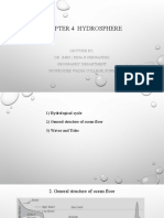 Chapter 4 Hydrosphere: Lecture By, Dr. (MRS.) Rina B Fernandez Geography Department Nowrosjee Wadia College, Pune