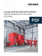 Testing Fields For Power Drive Systems: Testing Competence in The Center of Europe