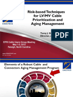 Risk-Based Techniques For LV/MV Cable Prioritization and Aging Management