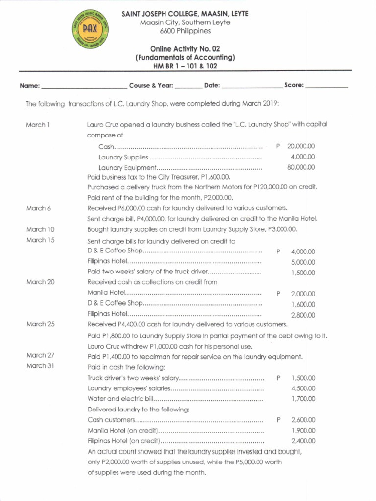 Activity No. 02 | PDF