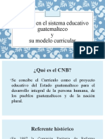 El CNB en El Sistema Educativo Guatemalteco. Resumen