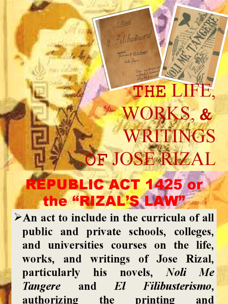 Rizal's Law: Promoting His Legacy | PDF | Philippines