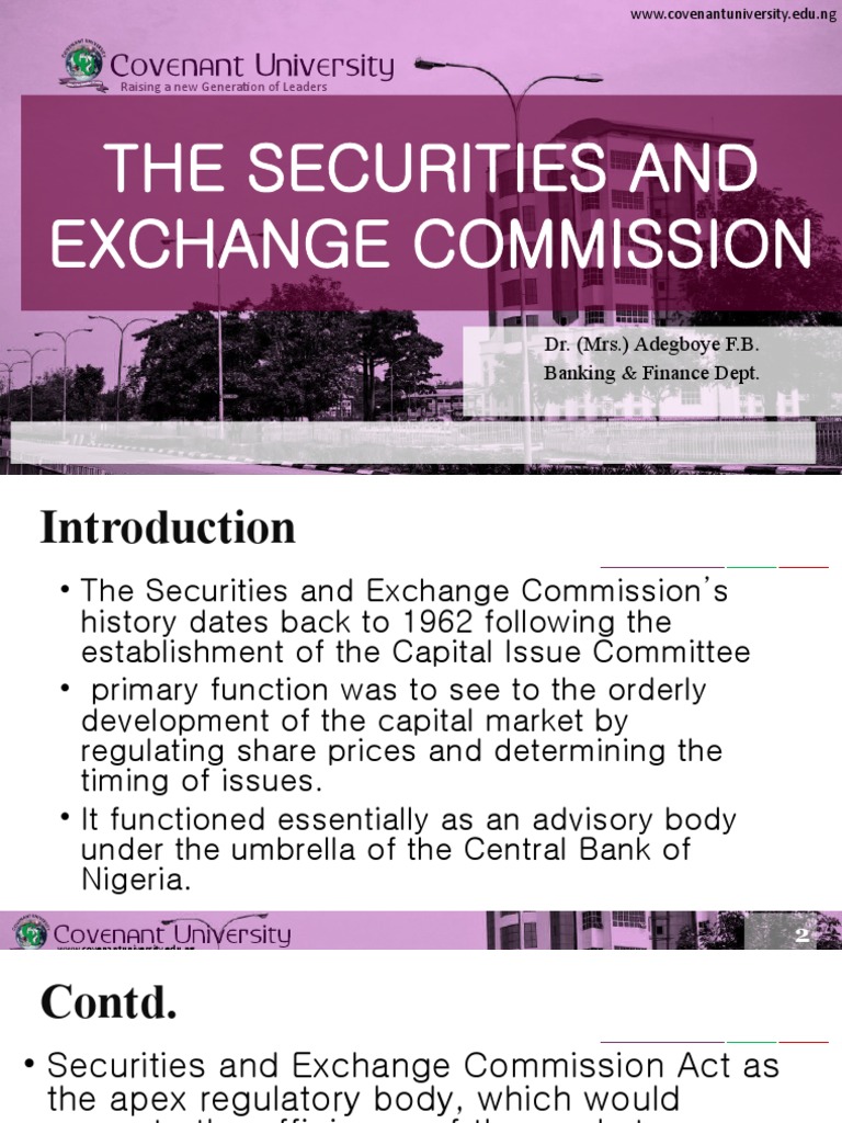 Security and Exchange Commission PDF Securities (Finance) U.S